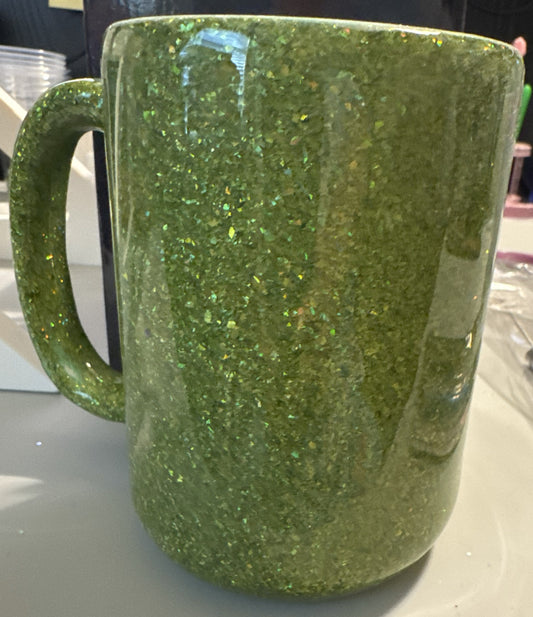 15 OZ KINGSLAYER GREEN COFFEE MUG