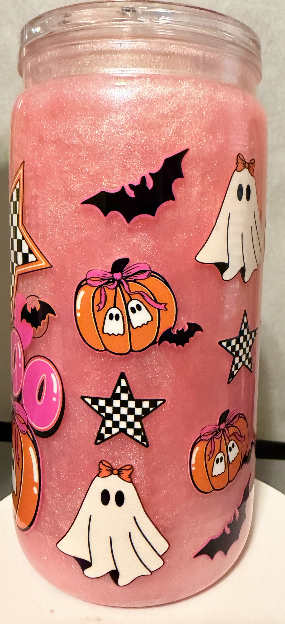 16 OZ PINK BOO
