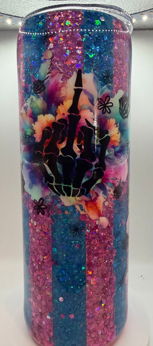 20 OZ CUSTOM EPOXY TUMBLER... F THIS, F THAT, F THEM, F IT, F YOU....