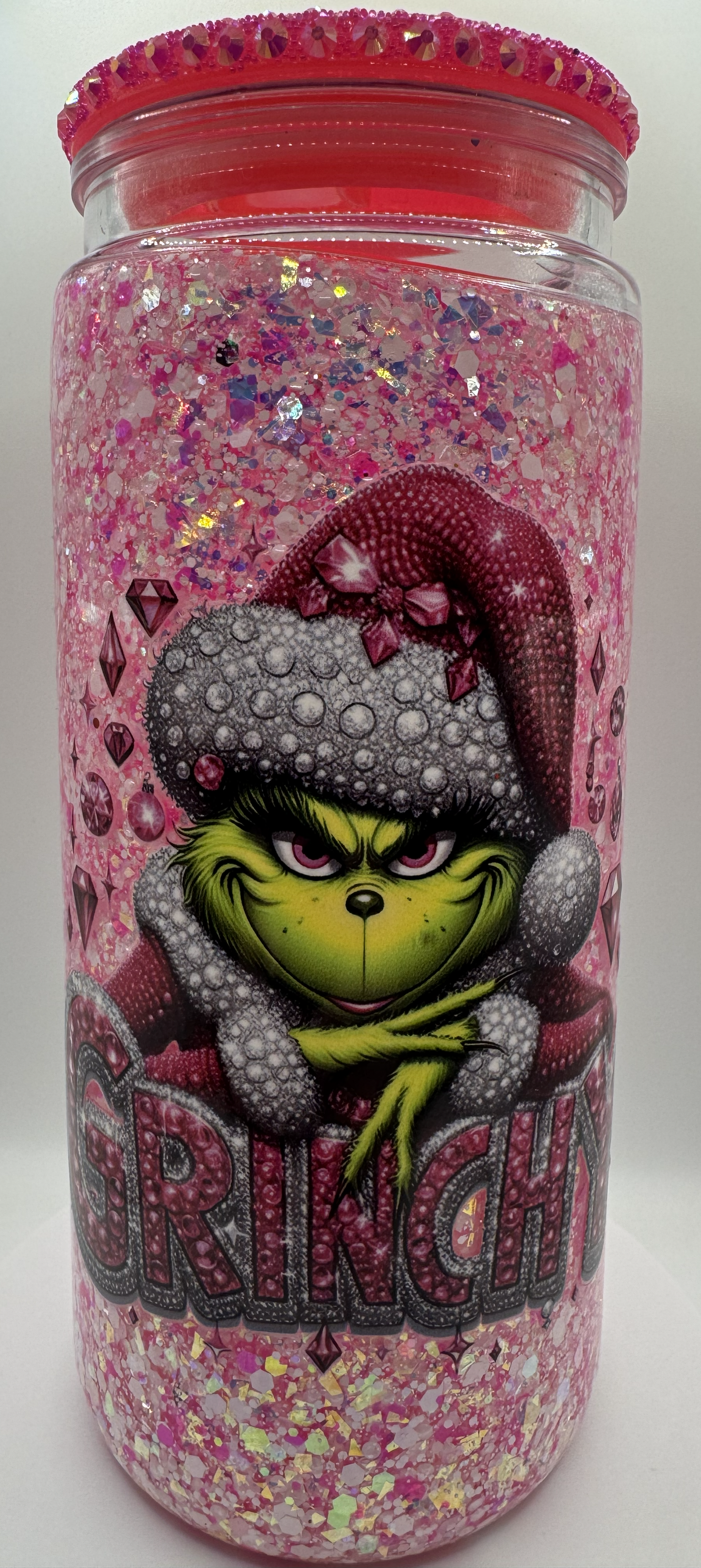 20 OZ ACRYLIC PINK GRINCHY
