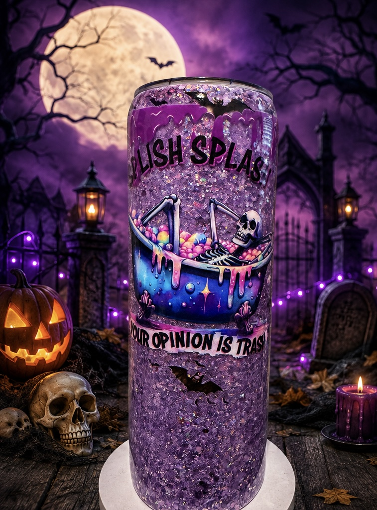20 OZ Splish Splash Halloween tumbler