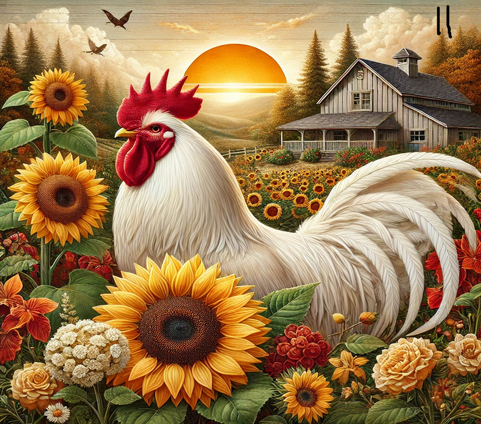 Chicken Sublimation Decals