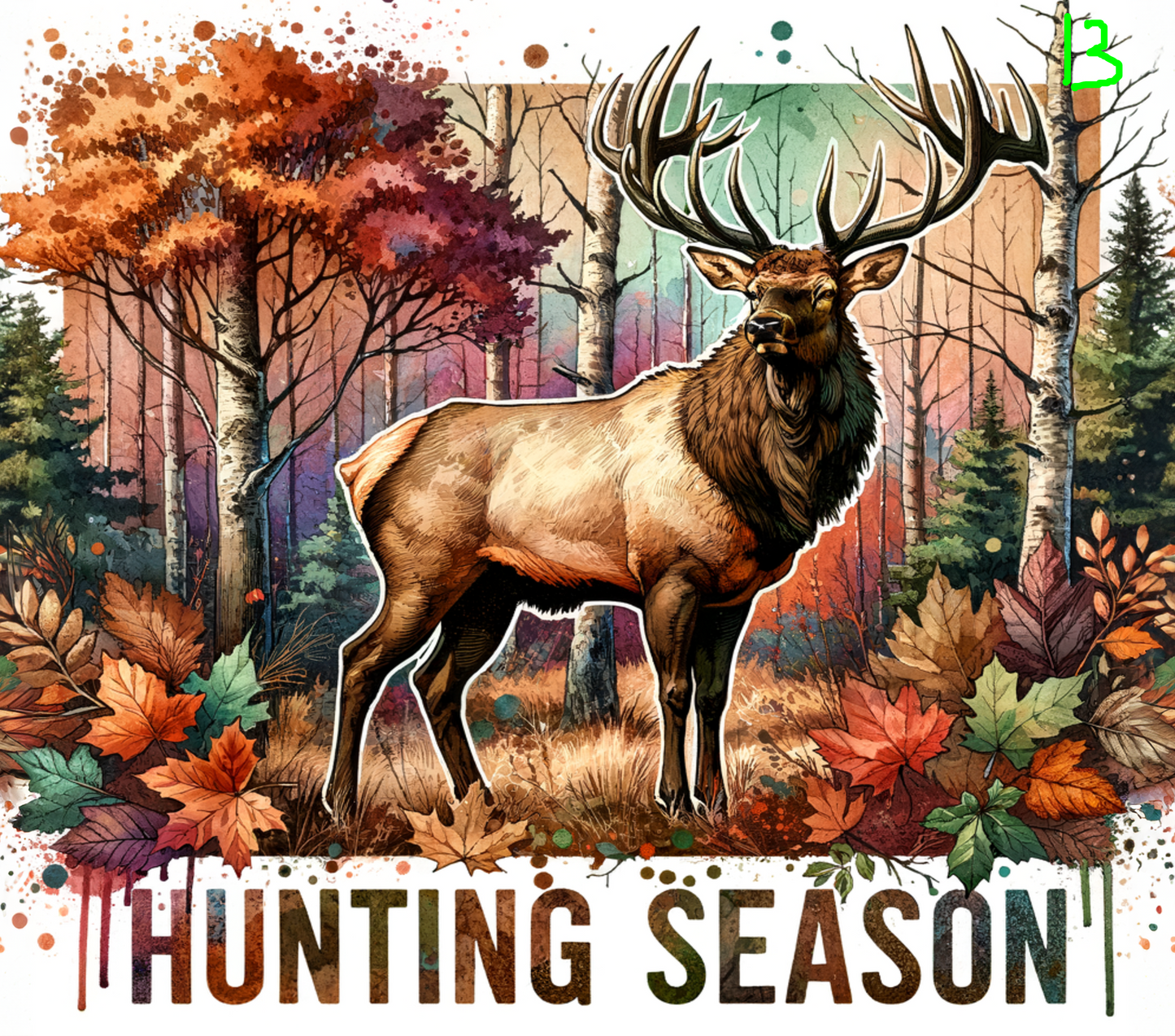 Deer Sublimation Decals