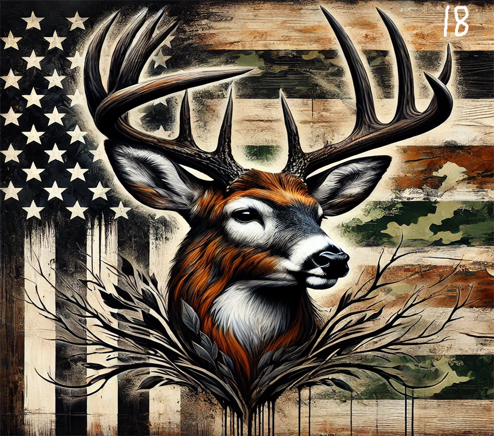 Deer Sublimation Decals