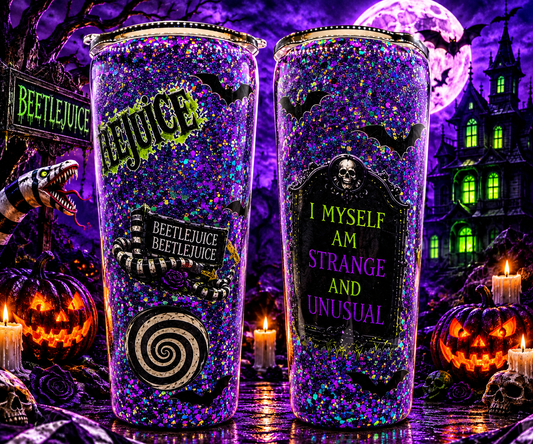 24 OZ BEETLE JUICE I MYSELF AM STRANGE AND UNUSUAL