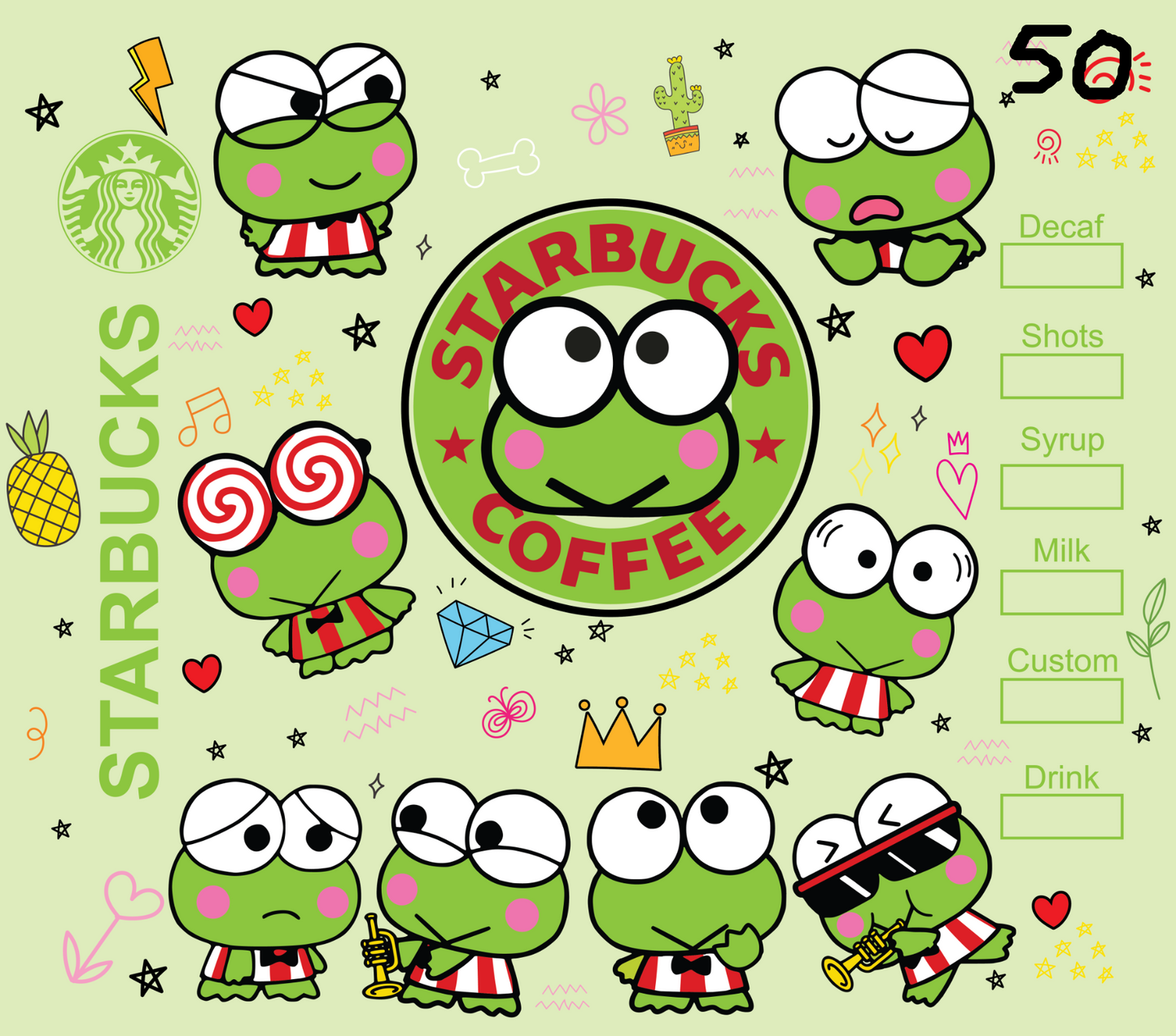 Hello Kitty Sublimation Decals