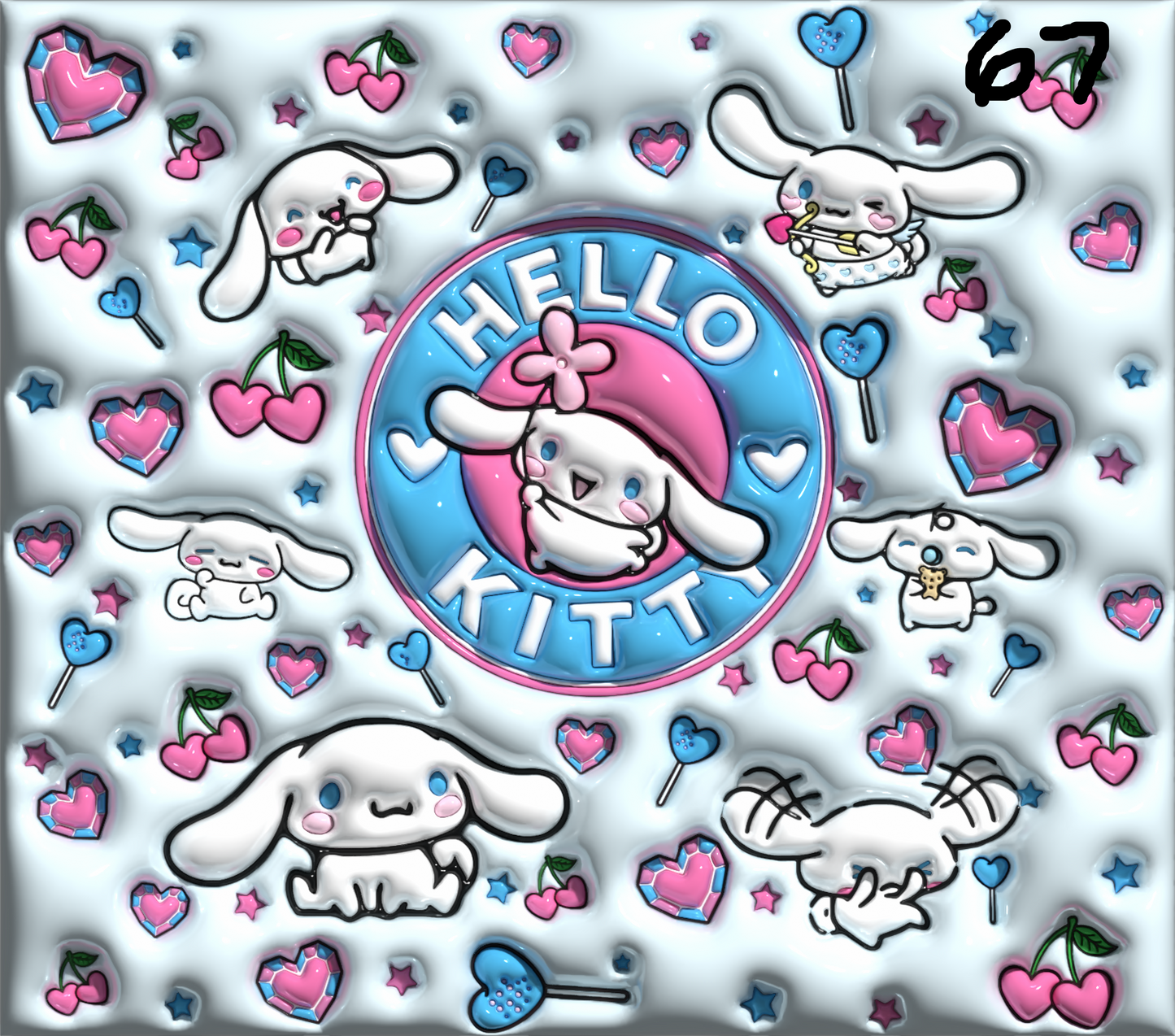 Hello Kitty Sublimation Decals