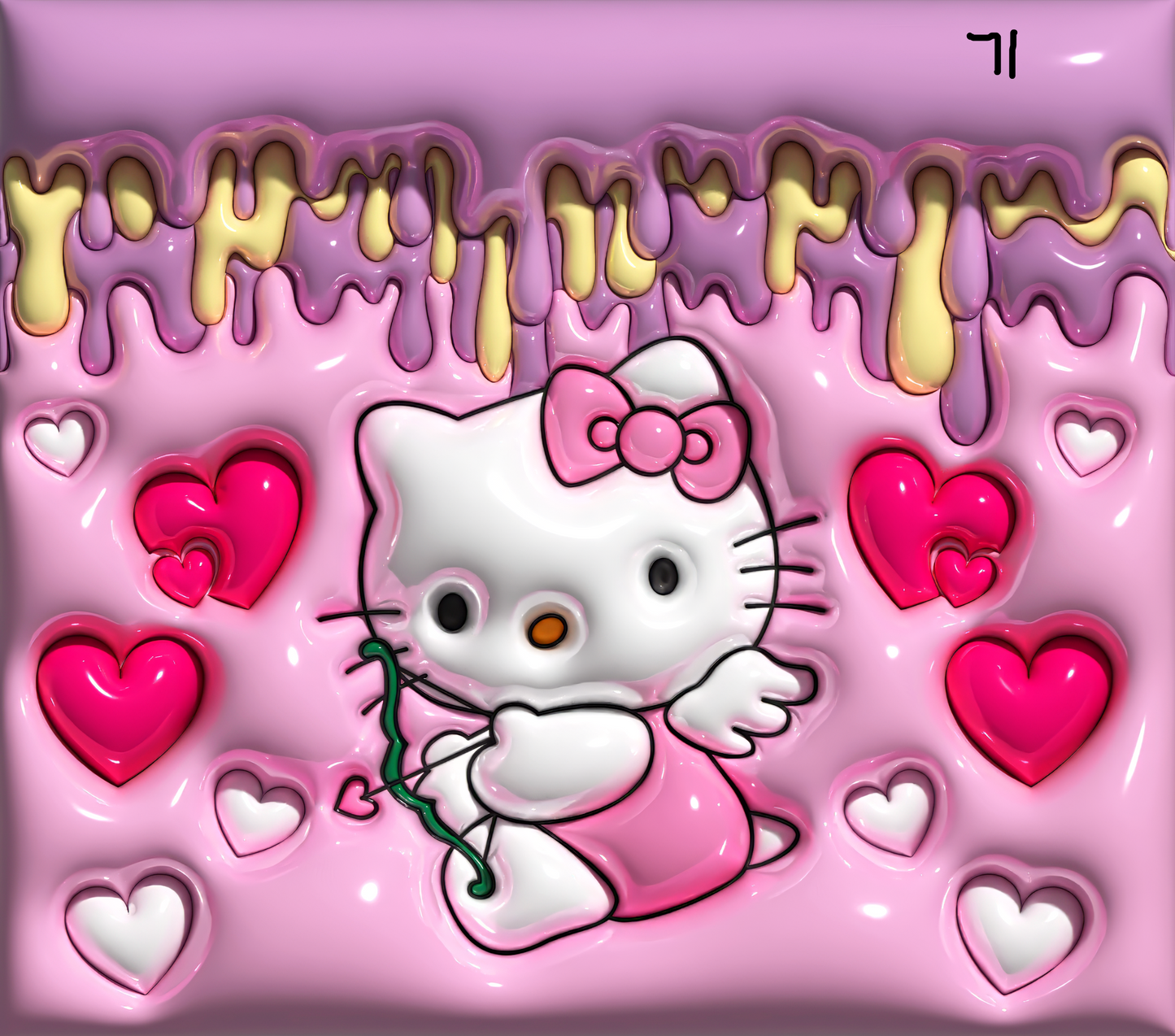 Hello Kitty Sublimation Decals