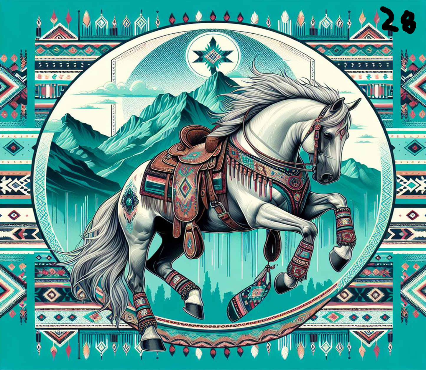 Horse Sublimation Decals