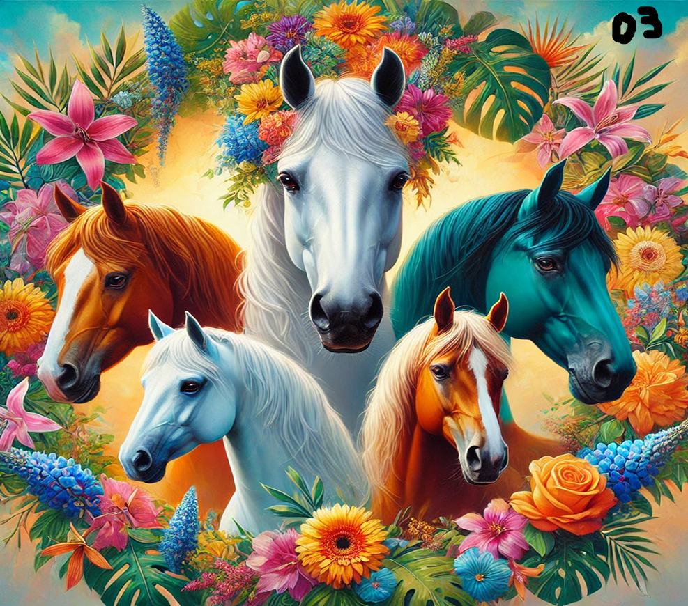 Horse Sublimation Decals
