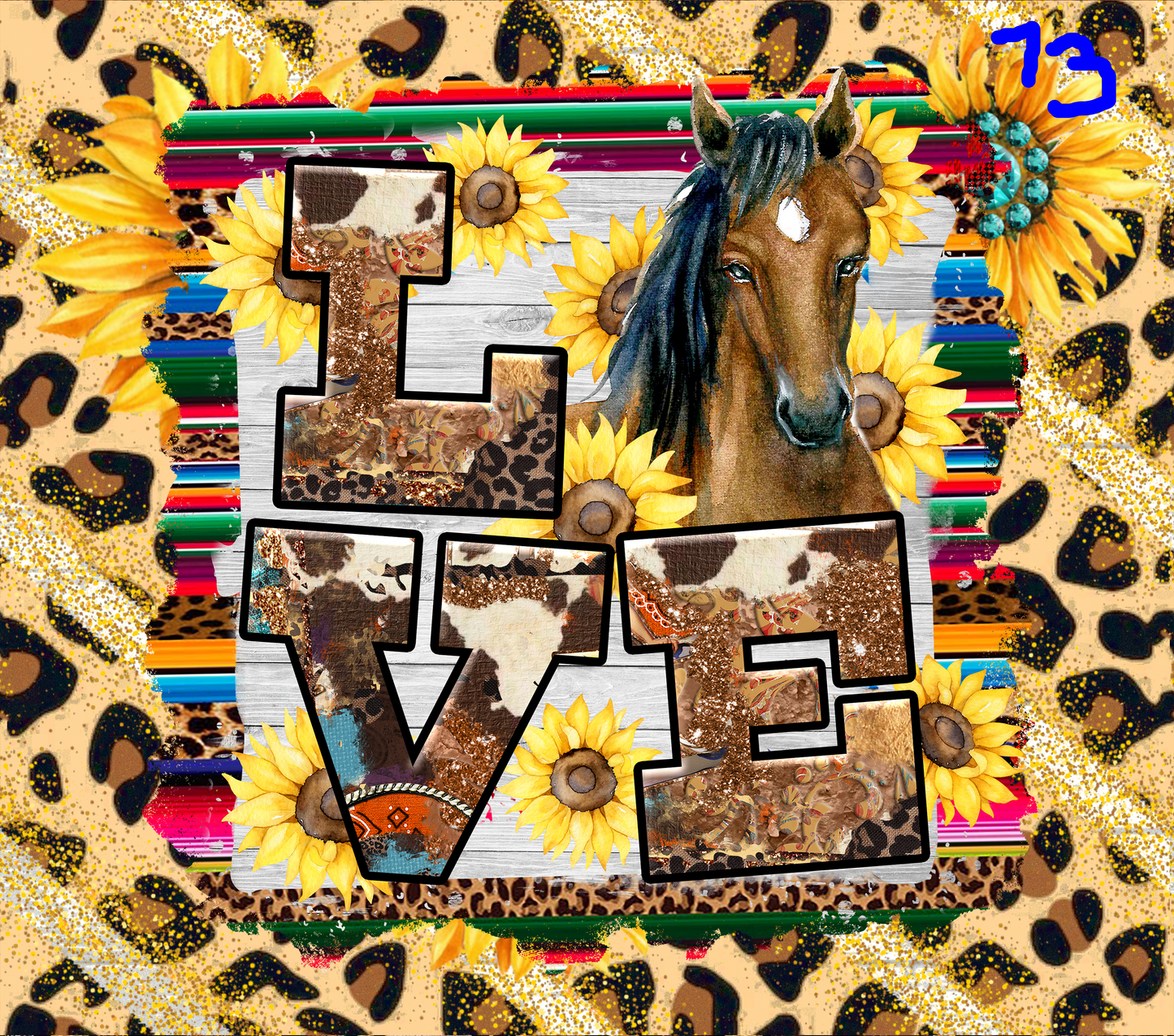 Horse Sublimation Decals