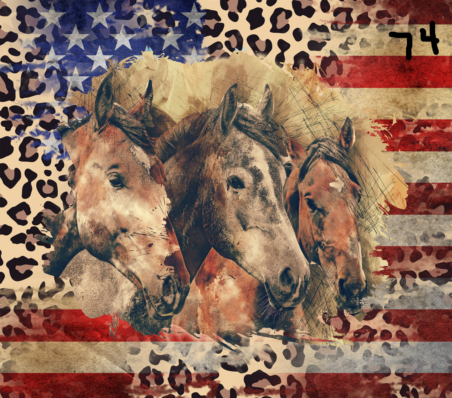Horse Sublimation Decals