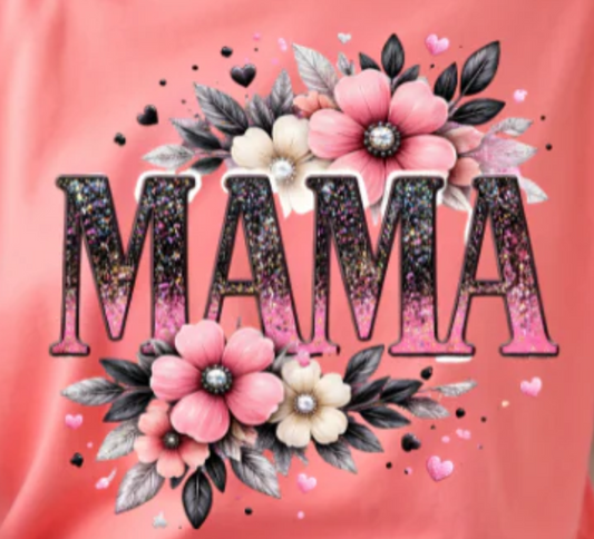 Mama Glitter Pink