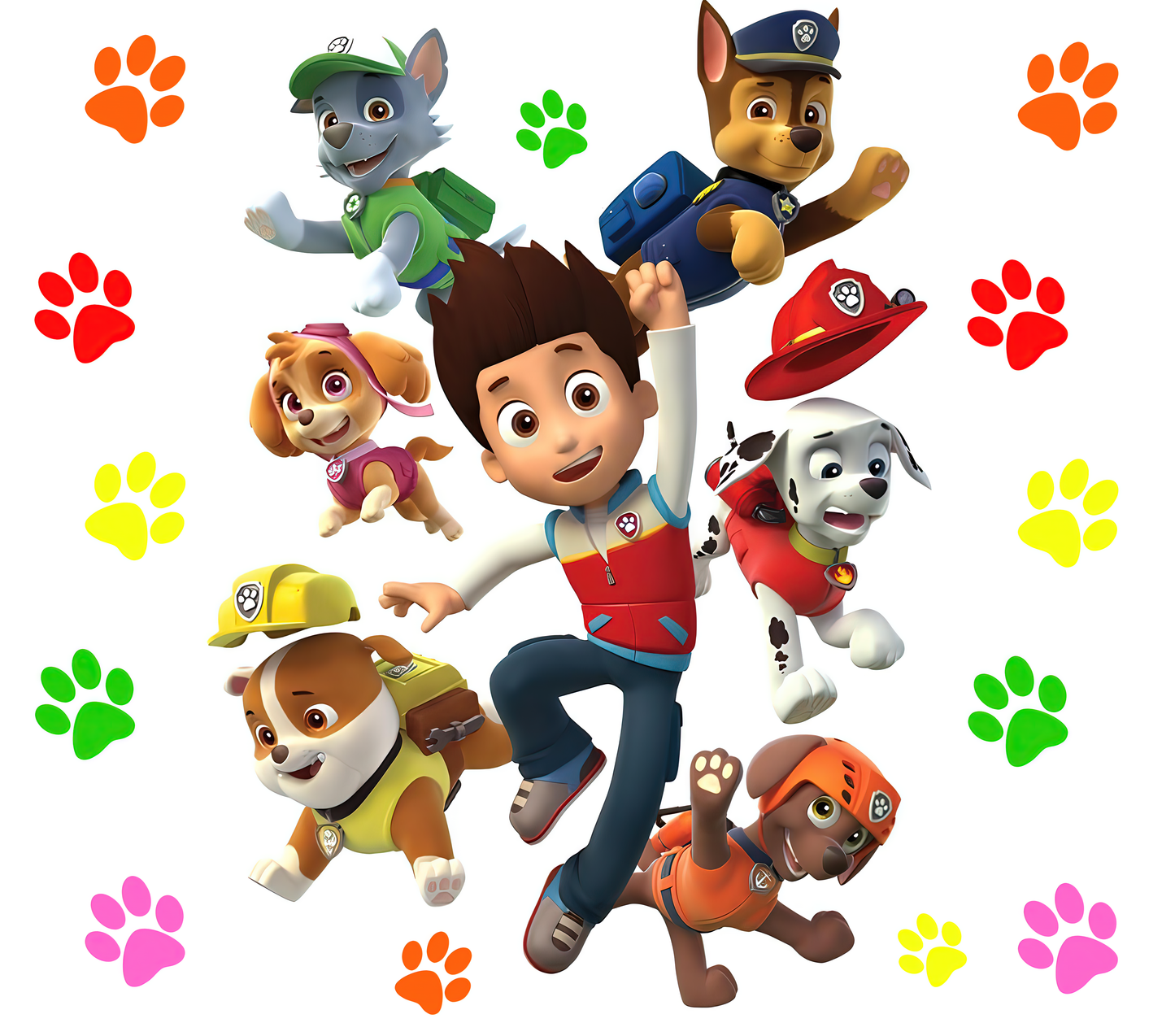 Paw Patrol Sublimation Decals