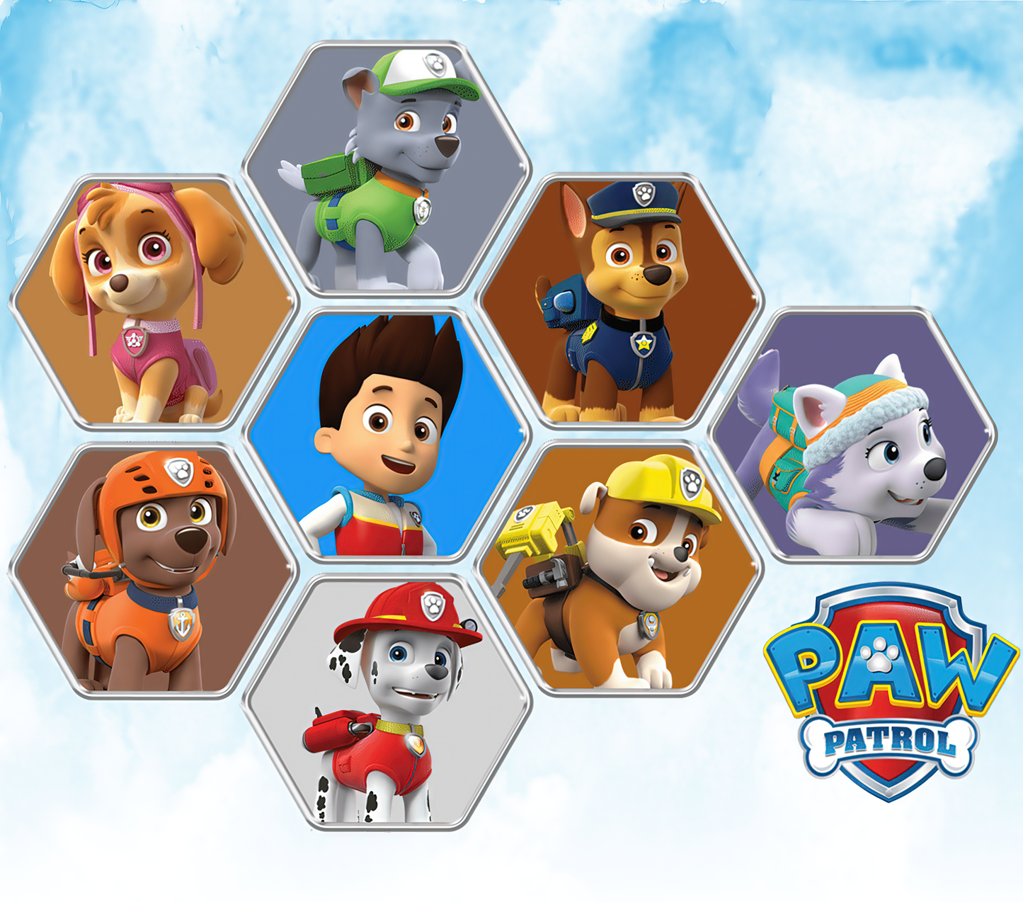 Paw Patrol Sublimation Decals