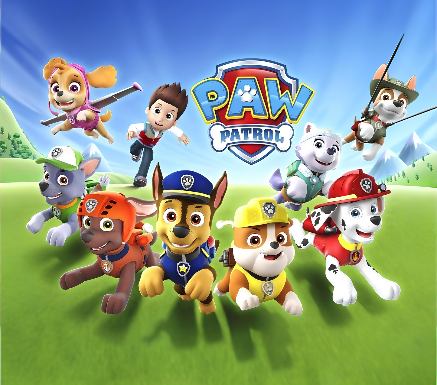Paw Patrol Sublimation Decals