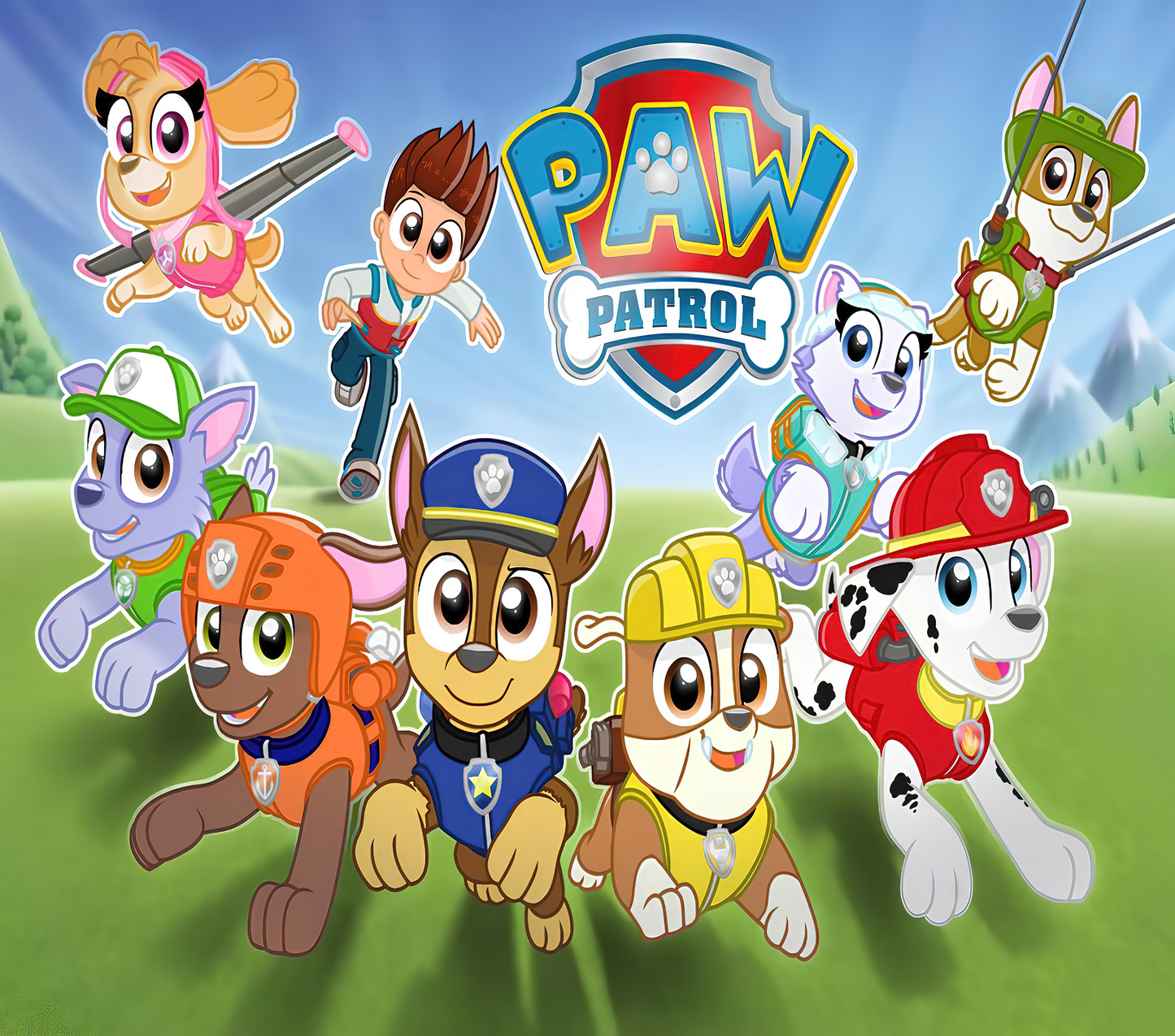 Paw Patrol Sublimation Decals