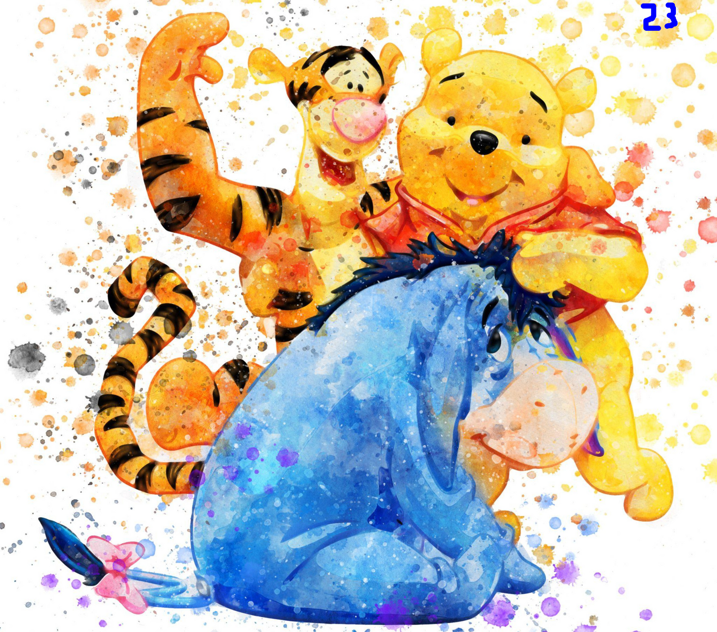 Winnie the Pooh Sublimation Decals