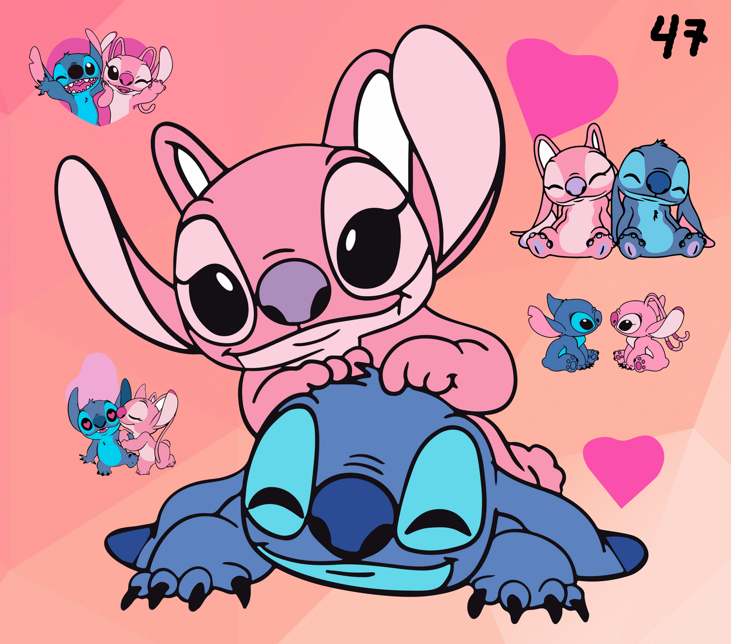 Stitch Sublimation Decals 1