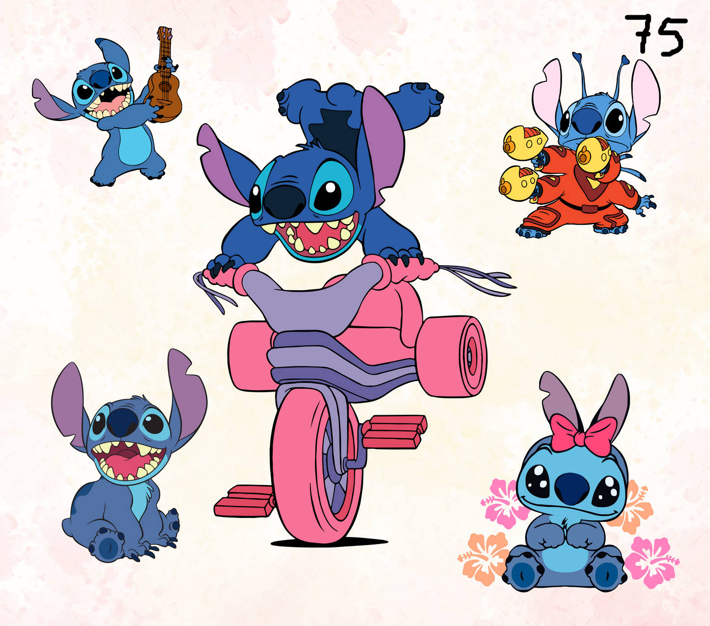 Stitch Sublimation Decals 1