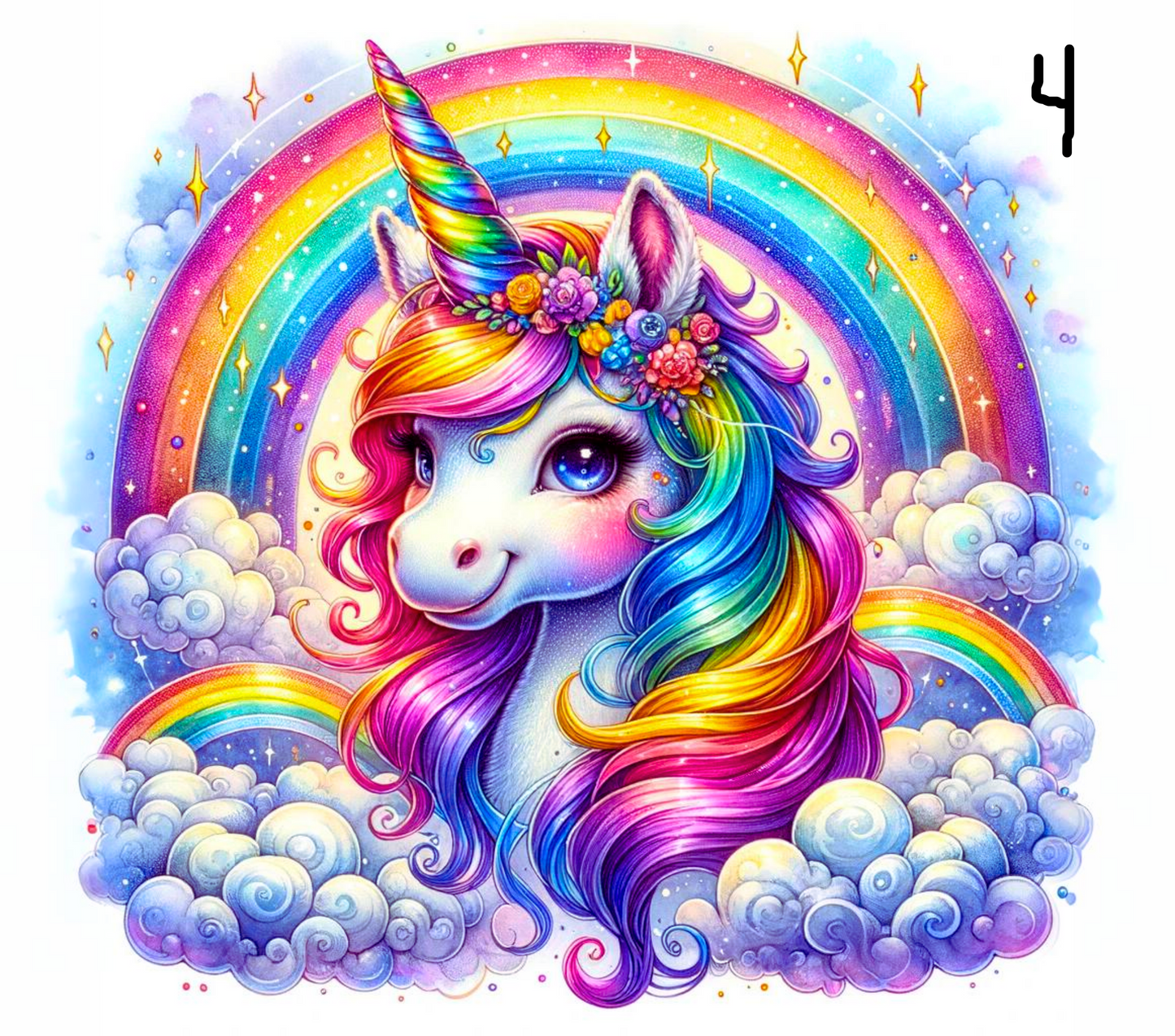 Unicorn Sublimation Decals