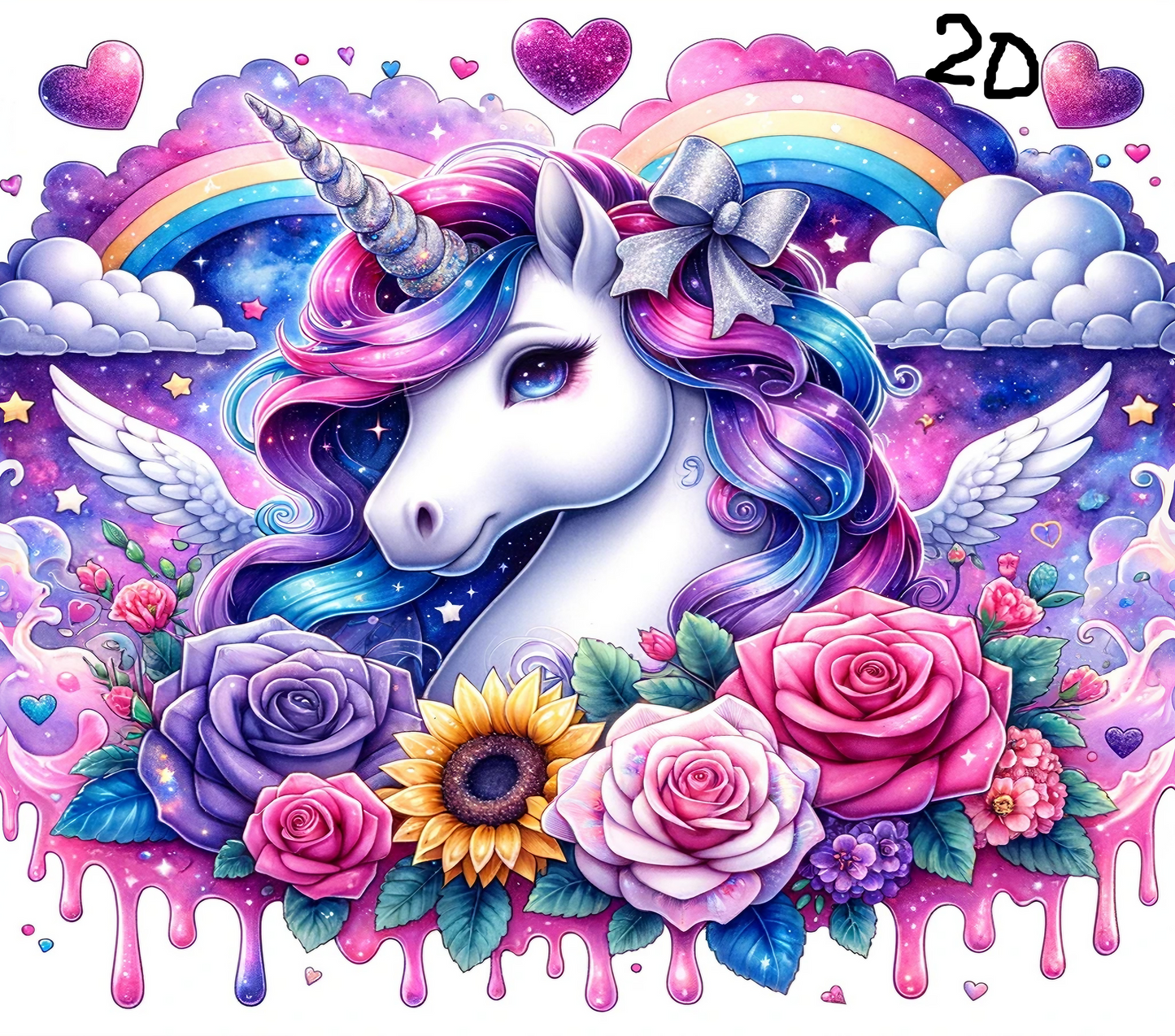 Unicorn Sublimation Decals