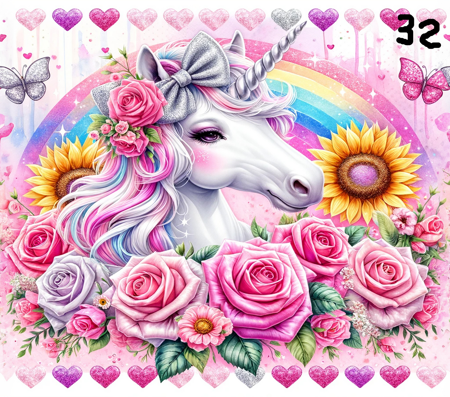 Unicorn Sublimation Decals