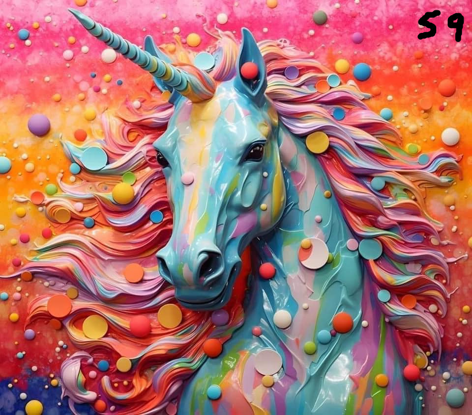 Unicorn Sublimation Decals