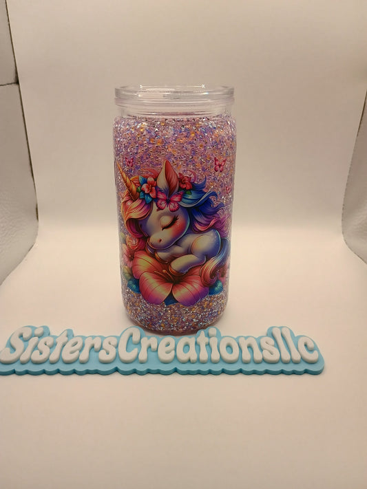 16 oz Acrylic Unicorn