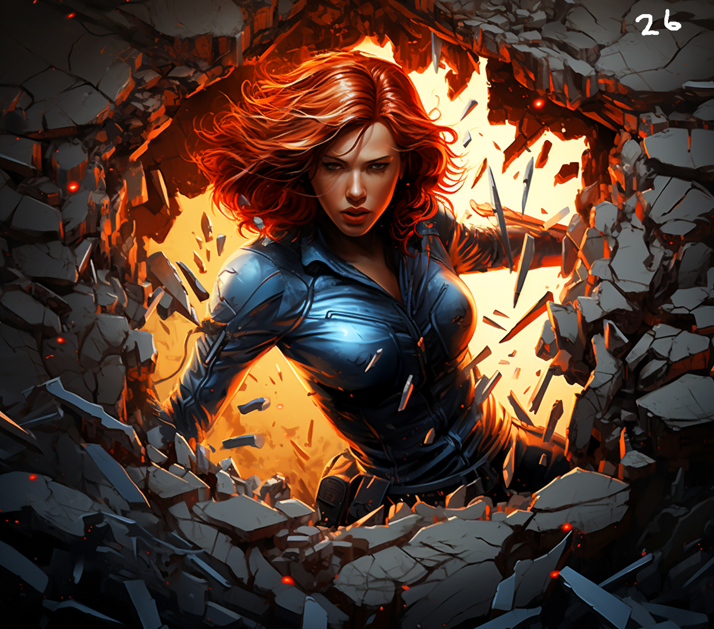 Superhero Sublimation Decals